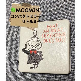 ムーミン(MOOMIN)の⭐️MOOMIN⭐️ コンパクトミラー リトルミイ ホワイト(キャラクターグッズ)