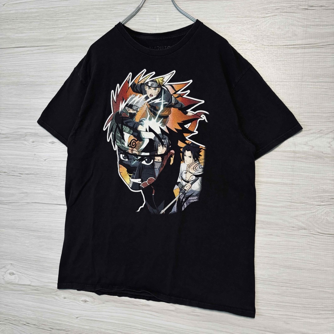 TV&MOVIE(ティービーアンドムービー)の【入手困難】NARUTO ナルト　Tシャツ　Lサイズ　キャラクター　一点物　海外 メンズのトップス(Tシャツ/カットソー(半袖/袖なし))の商品写真