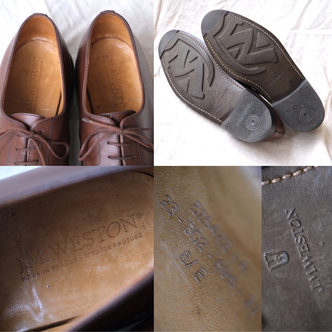 J.M. WESTON(ジェーエムウエストン)のJ.M WESTONジェイエムウエストン ハーフハントロジェロシアンカーフ85E メンズの靴/シューズ(ドレス/ビジネス)の商品写真