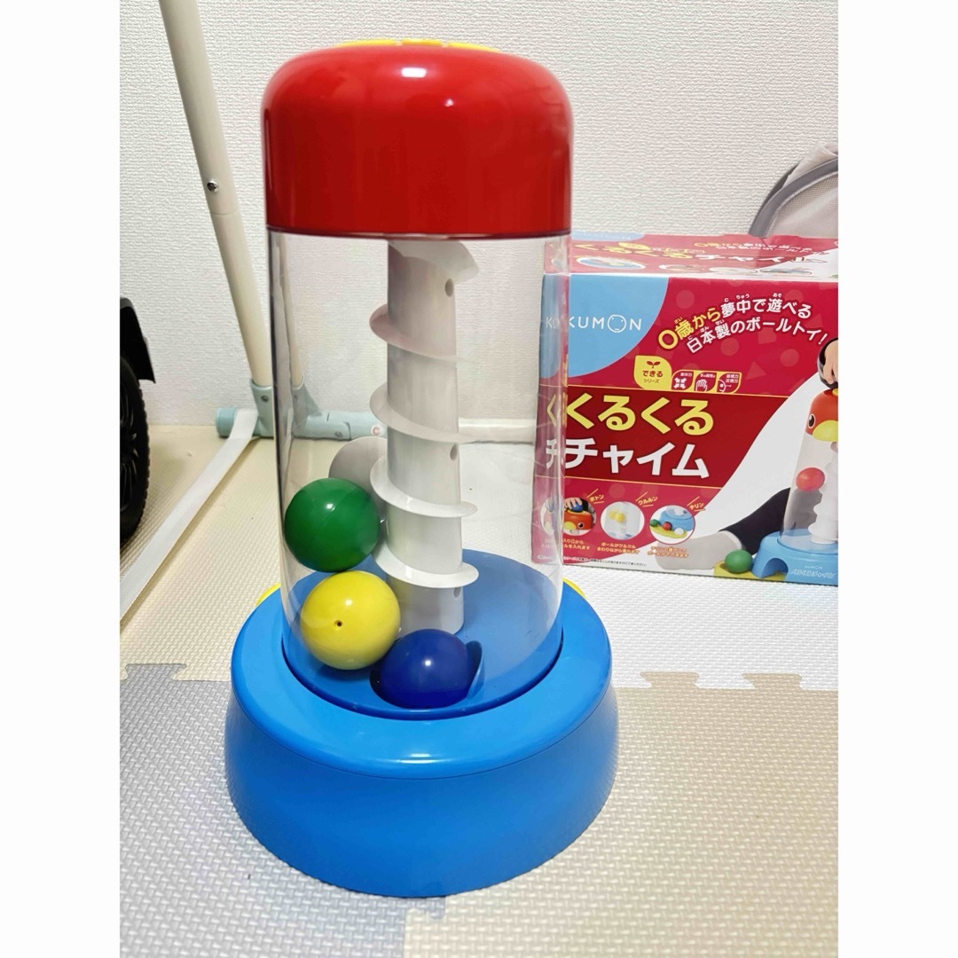 KUMON(クモン)のくるくるチャイム キッズ/ベビー/マタニティのおもちゃ(知育玩具)の商品写真