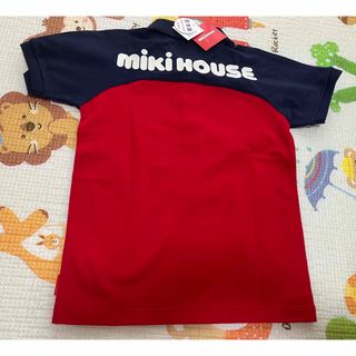 ミキハウス(mikihouse)の新品タグ付きミキハウス　復刻版バックロゴポロシャツ　日本製(Tシャツ/カットソー)