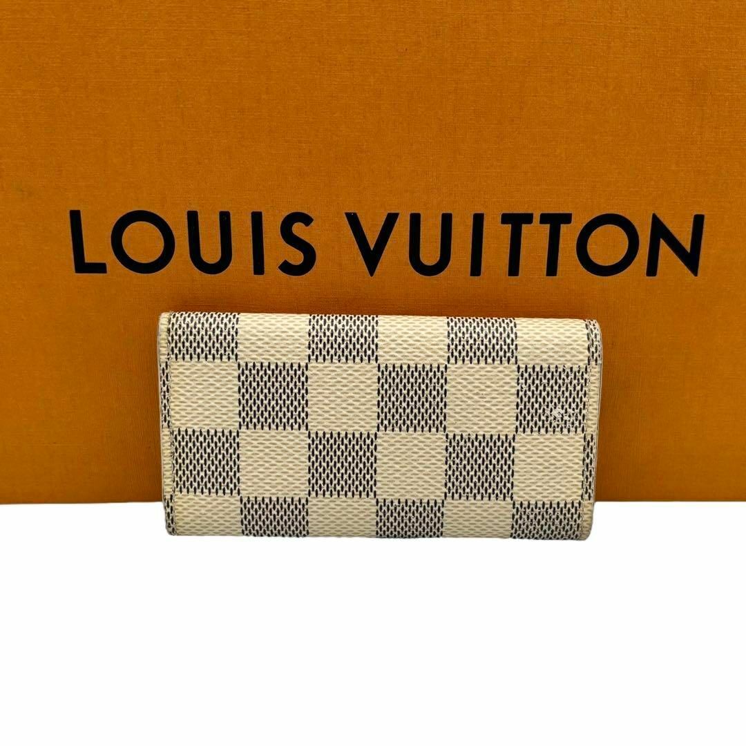 LOUIS VUITTON(ルイヴィトン)のルイヴィトン ダミエアズール ミュルティクレ4 キーケース レディースのファッション小物(キーケース)の商品写真