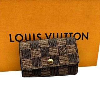 ルイヴィトン(LOUIS VUITTON)の美品　ルイヴィトン ダミエエベヌ　ミュルティクレ6　キーケース(キーケース)