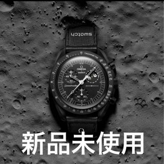 スウォッチ(swatch)のSnoopy x OMEGA x Swatch BIOCERAMIC BLACK(腕時計)