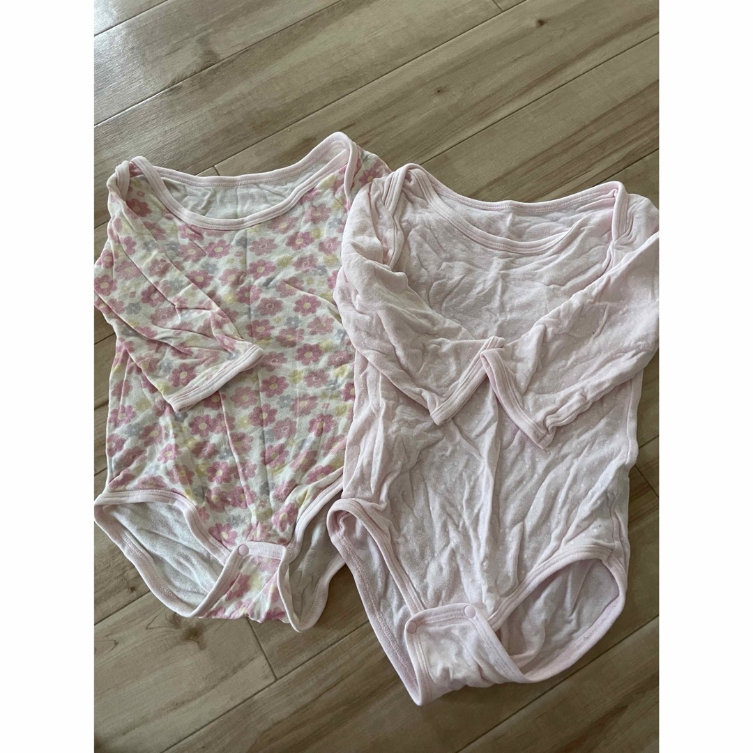 95 ロンパース　肌着 キッズ/ベビー/マタニティのキッズ服女の子用(90cm~)(下着)の商品写真