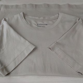 BAYFLOW - 【接触冷感&UVカット】シルケットクルーネックTシャツ