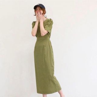 バースデーバッシュ(BIRTHDAY BASH)の新品✴︎katrin tokyo／v-neck maxi onepiece(ロングワンピース/マキシワンピース)