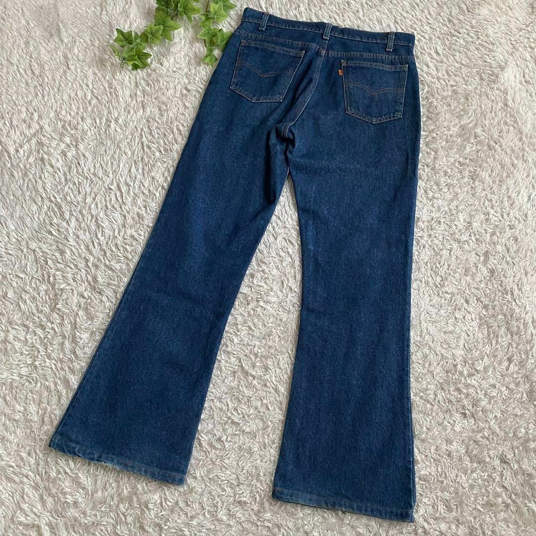 Levi's(リーバイス)の★濃紺 90s リーバイス 646 ベルボトム USA製 オレンジタブ W34 メンズのパンツ(デニム/ジーンズ)の商品写真