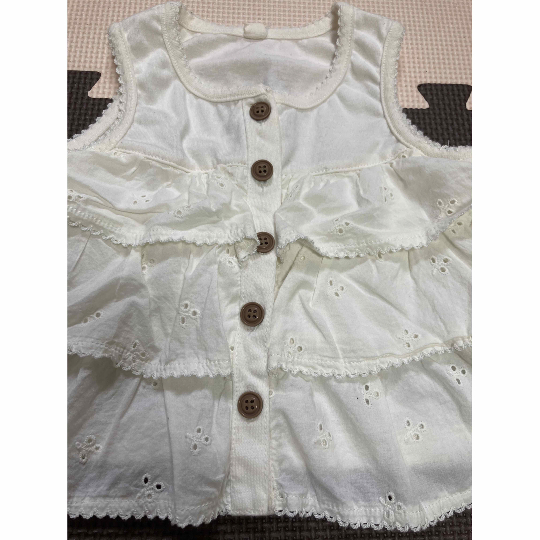 ☆ノースリーブ！80㌢☆ キッズ/ベビー/マタニティのベビー服(~85cm)(タンクトップ/キャミソール)の商品写真