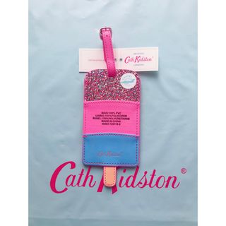 キャスキッドソン(Cath Kidston)の【新品未使用】キャスキッドソン アイスクリーム ラゲッジタグ 定期入れ(名刺入れ/定期入れ)