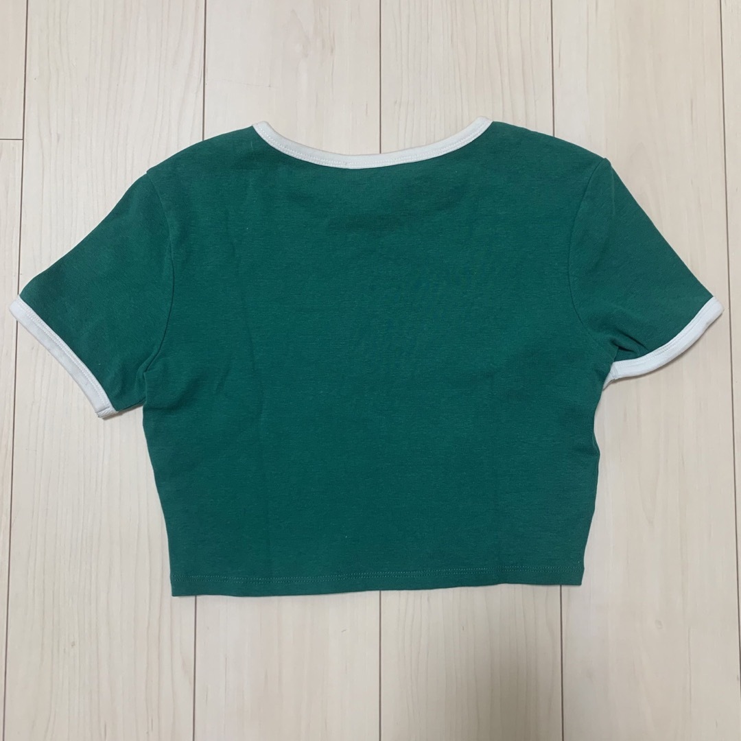 ZARA(ザラ)のZARA Tシャツ　グリーン レディースのトップス(Tシャツ(半袖/袖なし))の商品写真