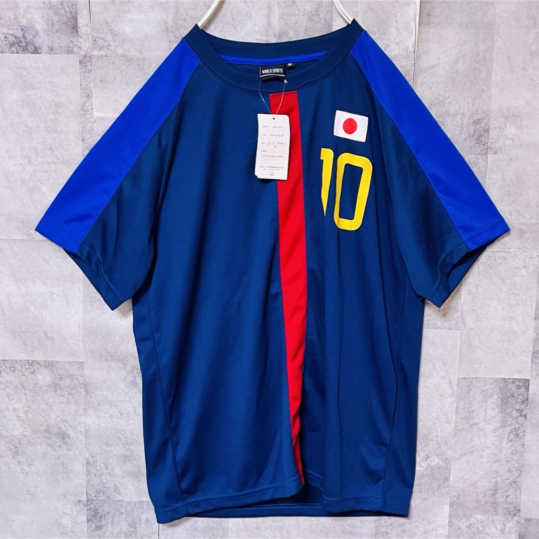 サッカー日本代表ユニフォームTシャツまとめ売り　リバーシブル スポーツ/アウトドアのサッカー/フットサル(応援グッズ)の商品写真