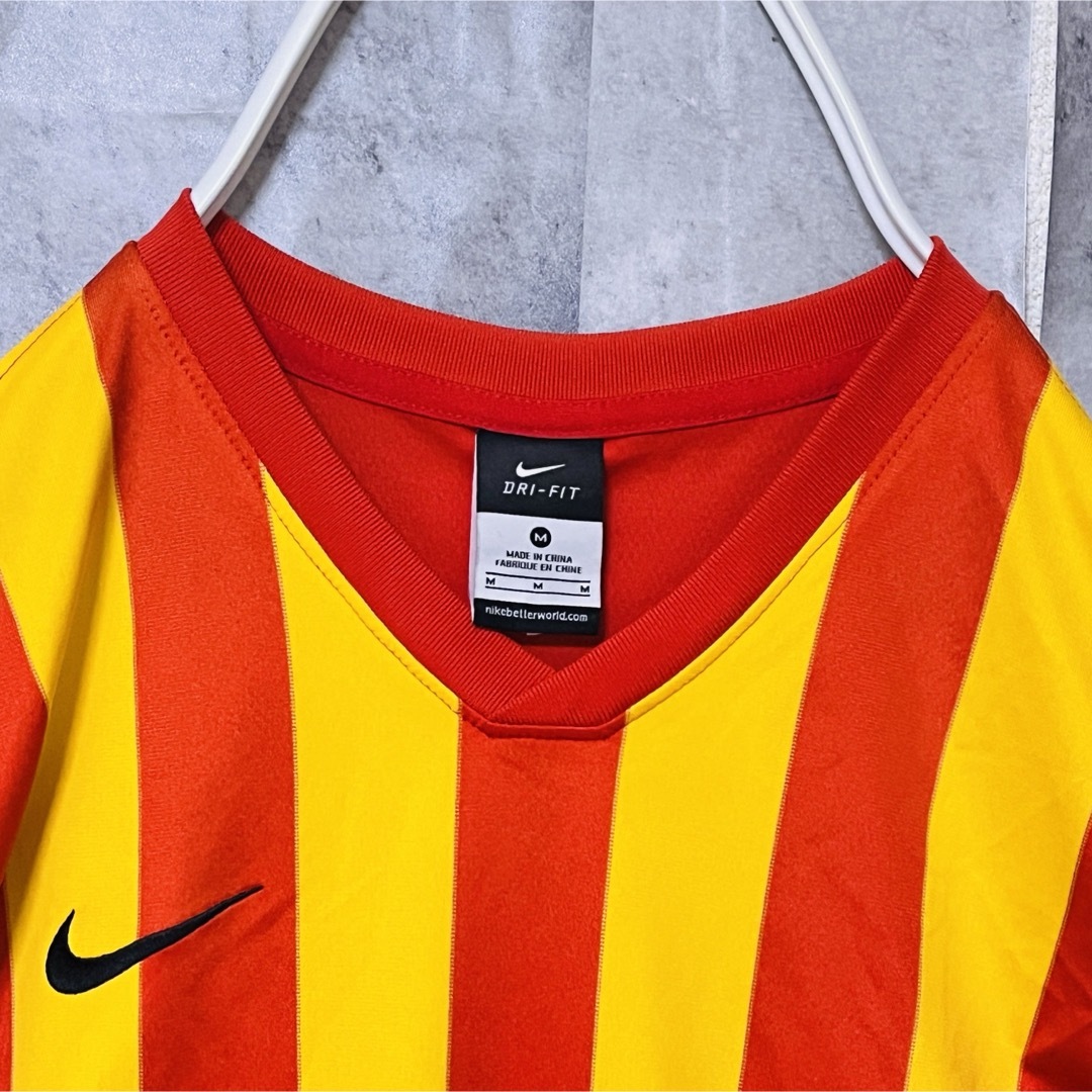 NIKE(ナイキ)のNIKE  DRI-FIT スペインゲームシャツサッカーTシャツレッド×イエロー メンズのトップス(Tシャツ/カットソー(半袖/袖なし))の商品写真