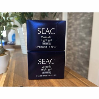 SETAGAYASHIZENSYOKUHIN - 新品 SEAC 薬用リンクル夜用(オールインワン シワ改善)ジェル 50g 2個