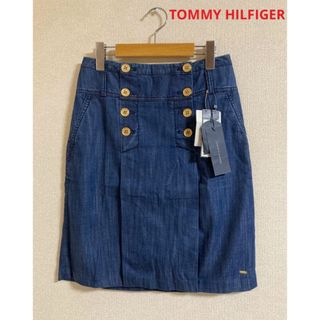 TOMMY HILFIGER - 新品　TOMMY HILFIGER トミーヒルフィガー　デニムスカート　S