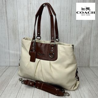 コーチ(COACH)のCOACH コーチ　レザー　2WAY トートバッグ　ショルダーバッグ(トートバッグ)