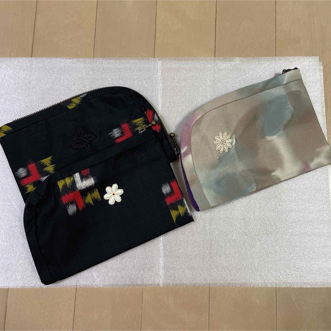 ハンドメイド☆ポーチ 3個セット ハンドメイドのファッション小物(ポーチ)の商品写真