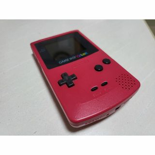 ニンテンドウ(任天堂)の動作OK ゲームボーイカラー CGB-001 液晶浮き 赤(携帯用ゲーム機本体)