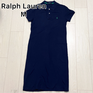 Ralph Lauren - ワンピース 半袖 ネイビー ラルフローレン  ポロシャツ 