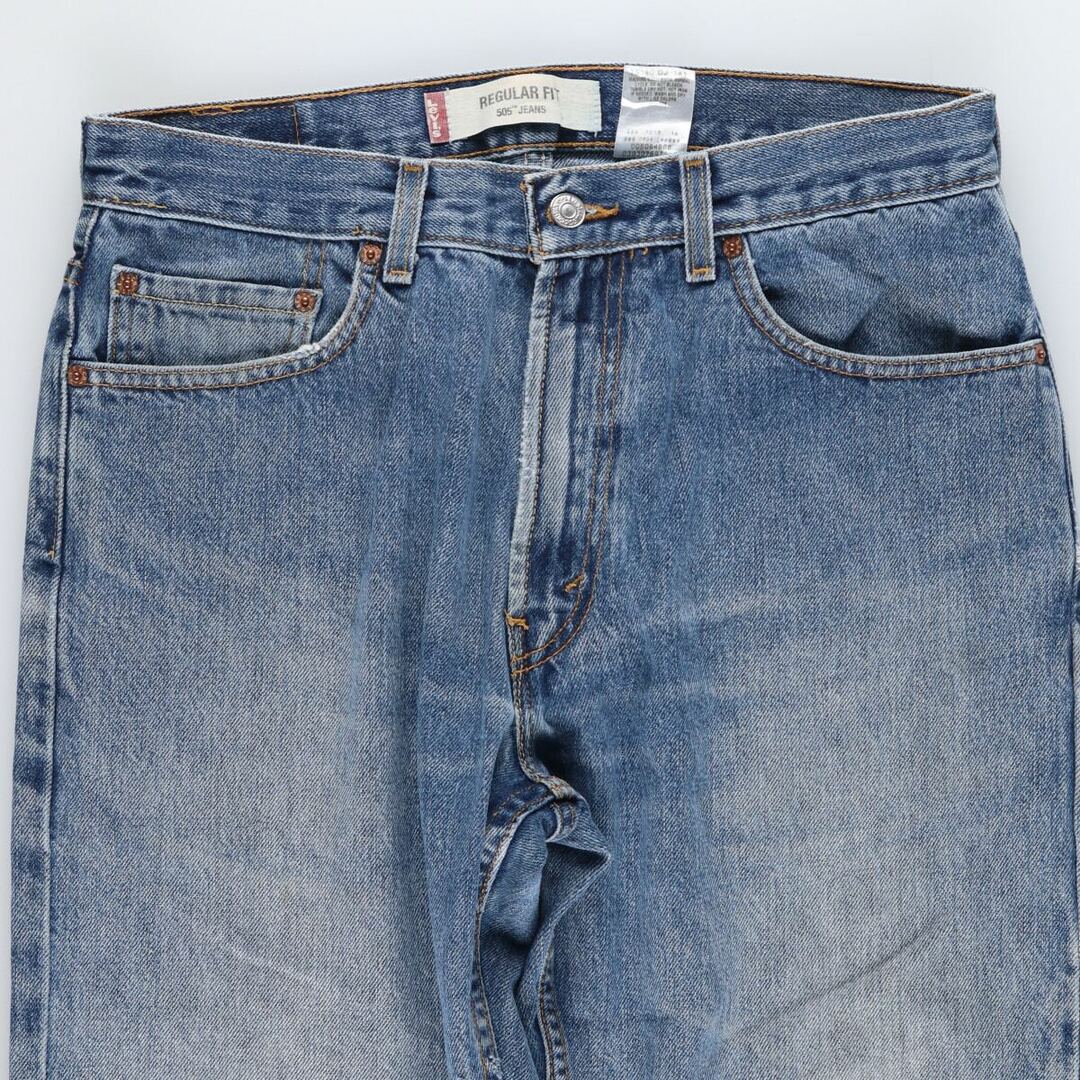 Levi's(リーバイス)の古着 リーバイス Levi's 505 REGULAR FIT テーパードデニムパンツ メンズw33 /eaa444464 メンズのパンツ(デニム/ジーンズ)の商品写真