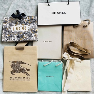 ディオール(Dior)のブランド 紙袋 ショッパー 7枚セット Dior Tiffany シャネル(その他)