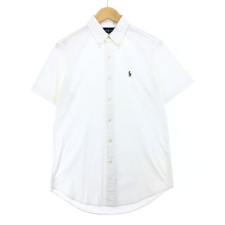 ラルフローレン(Ralph Lauren)の古着 ラルフローレン Ralph Lauren CUSTOM FIT 半袖 コットンシャツ メンズM /eaa441018(シャツ)