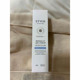 エトヴォス(ETVOS)のエトヴォス ミネラルUVアクアセラム トーンアップホワイト 本体 30g(美容液)