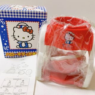 ハローキティ(ハローキティ)の【新品】Hello Kitty 手動かき氷機　サンリオ　キティ　レトロ(キャラクターグッズ)