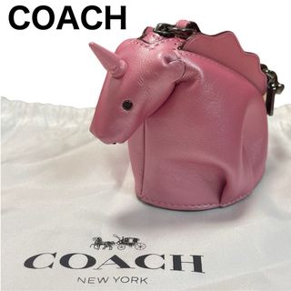 コーチ(COACH)の美品　COACH ペガサス　一角獣　小物入れ　チャーム　ストラップ　小銭入れ　馬(ポーチ)