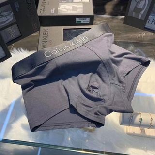 カルバンクライン(Calvin Klein)の新品未使用品 カルバンクラインのボクサーパンツ Mサイズ ダックグレー(カジュアルパンツ)