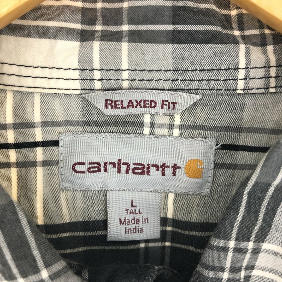 carhartt(カーハート)の古着 カーハート Carhartt RELAXED FIT 長袖 ボタンダウンチェックシャツ メンズL /eaa441868 メンズのトップス(シャツ)の商品写真