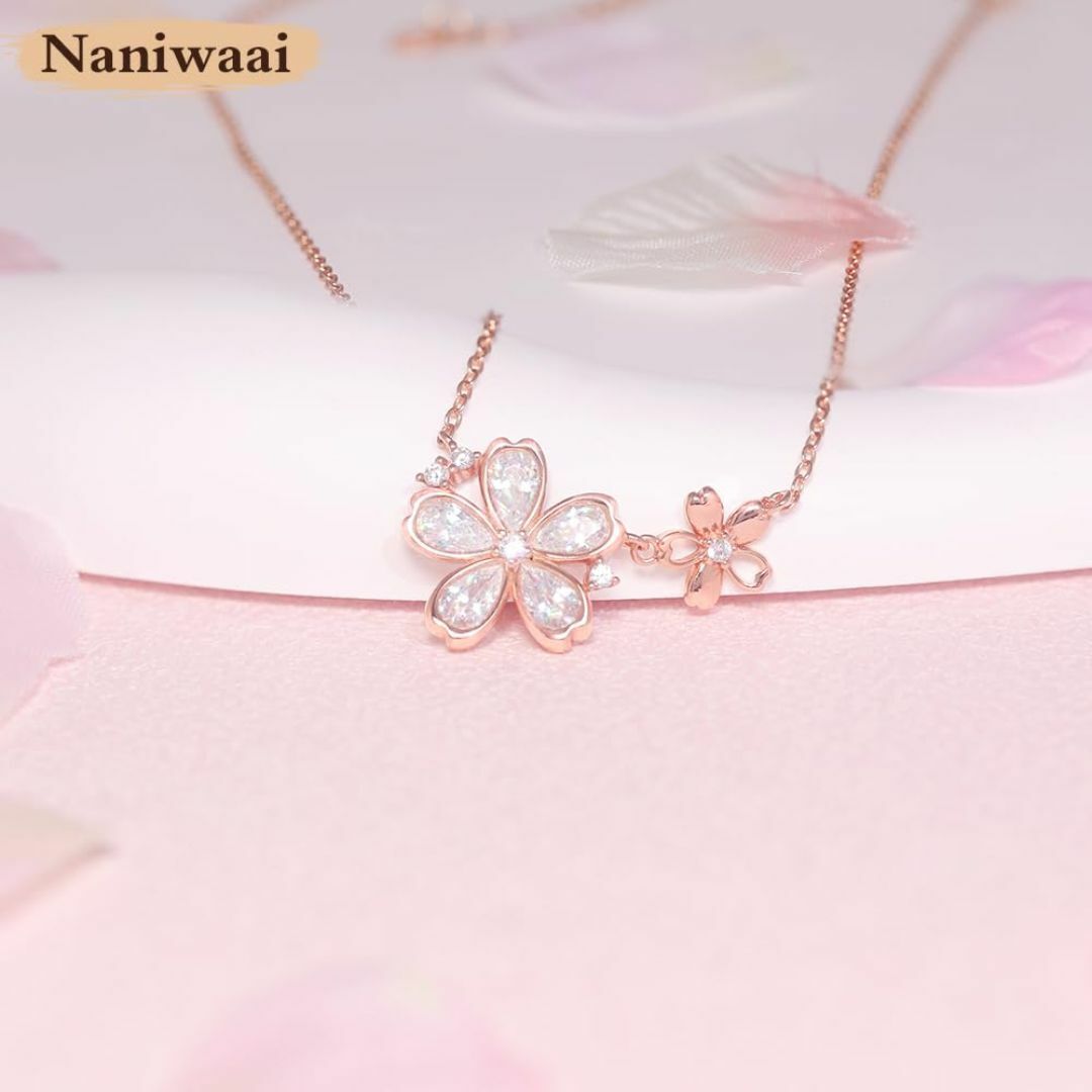 【色: rosepink】[Naniwaai] ネックレス レディース 上質ジル レディースのアクセサリー(その他)の商品写真