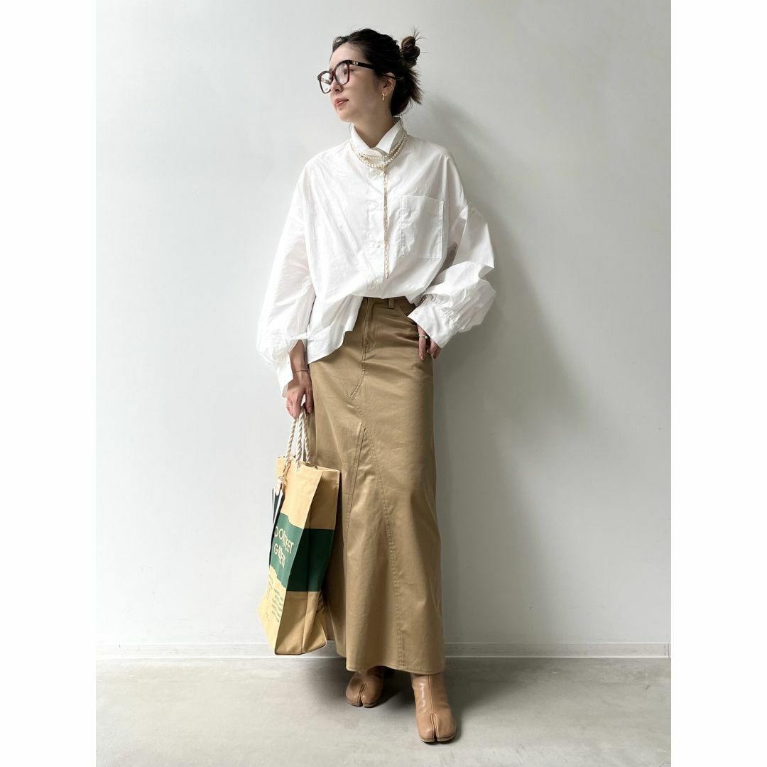 L'Appartement DEUXIEME CLASSE(アパルトモンドゥーズィエムクラス)のタグ付・アパルトモンのChino Maxi Skirt レディースのスカート(ロングスカート)の商品写真