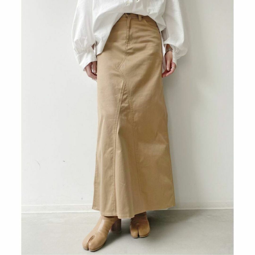 L'Appartement DEUXIEME CLASSE(アパルトモンドゥーズィエムクラス)のタグ付・アパルトモンのChino Maxi Skirt レディースのスカート(ロングスカート)の商品写真