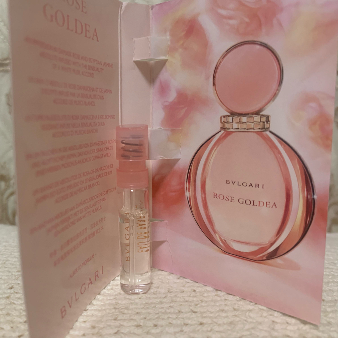 BVLGARI(ブルガリ)のブルガリ ローズ ゴルデア EDP サンプル  1.5ml コスメ/美容の香水(香水(女性用))の商品写真