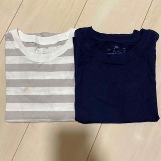 ムジルシリョウヒン(MUJI (無印良品))の無印　Tシャツ　110 2枚(Tシャツ/カットソー)