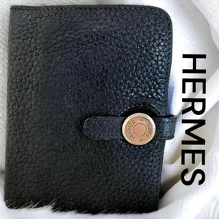 エルメス(Hermes)のHERMES エルメス ドゴン カードケース 黒 美品 お買い得 おすすめ(コインケース)