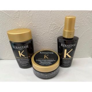 ケラスターゼ(KERASTASE)の新品 ケラスターゼ クロノロジスト 3点セット バン マスク オイル(シャンプー/コンディショナーセット)