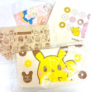 ポケモン　トートバッグ　ミニトートバッグ　4点セット　ミスド(トートバッグ)