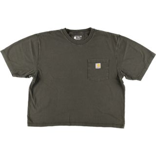 カーハート(carhartt)の古着 カーハート Carhartt Loose Fit 半袖 ワンポイントロゴポケットTシャツ メンズL /eaa436682(Tシャツ/カットソー(半袖/袖なし))