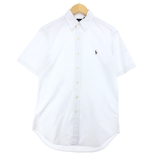 ラルフローレン(Ralph Lauren)の古着 ラルフローレン Ralph Lauren CLASSIC FIT 半袖 ボタンダウンシャツ メンズS /eaa441005(シャツ)