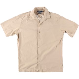 ラルフローレン(Ralph Lauren)の古着 ラルフローレン Ralph Lauren POLO by Ralph Lauren CALDWELL 半袖 オープンカラー コットンシャツ メンズS /eaa441283(シャツ)