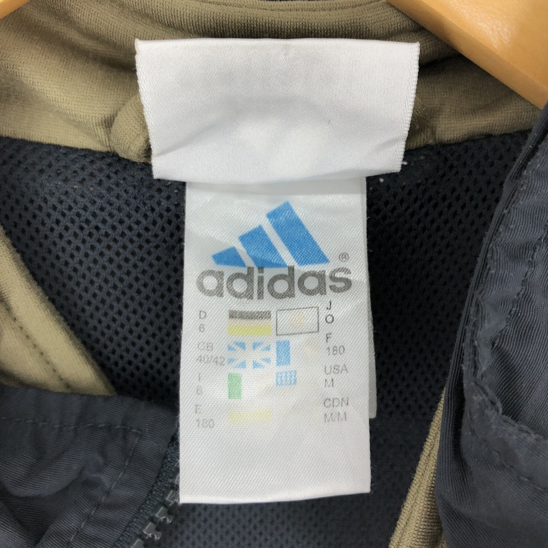 adidas(アディダス)の古着 90年代 アディダス adidas ナイロンジャケット メンズM ヴィンテージ /eaa444806 メンズのジャケット/アウター(ナイロンジャケット)の商品写真