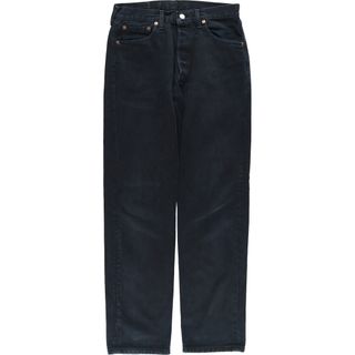 リーバイス(Levi's)の古着 リーバイス Levi's 501 後染め ブラックデニム ストレートデニムパンツ メンズw31  /eaa444967(デニム/ジーンズ)