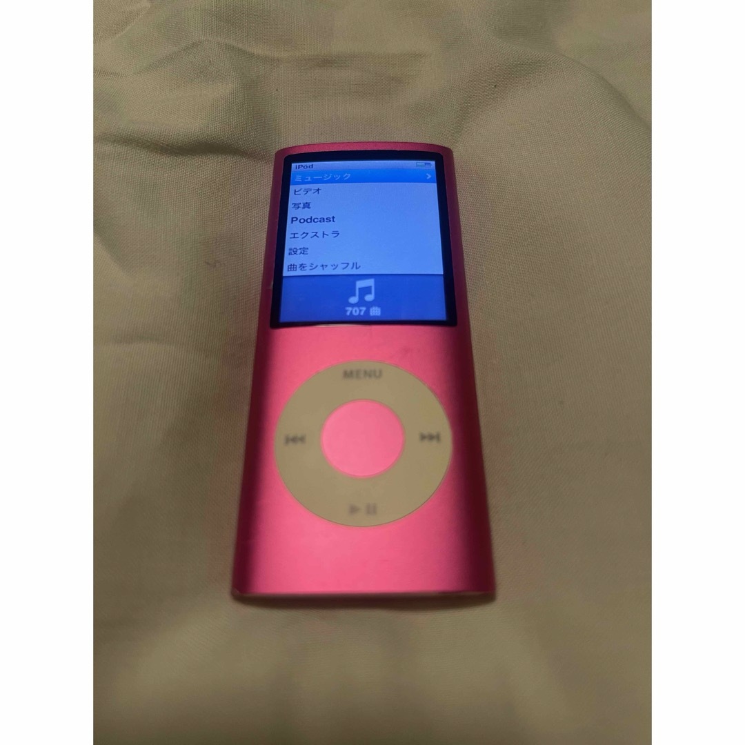 Apple(アップル)のipod nano 第4世代 充電ケーブル付き エンタメ/ホビーのDVD/ブルーレイ(ミュージック)の商品写真