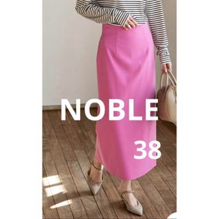 Noble - 新品タグ付☆NOBLE ジャージーライクカラータイトスカート ピンク　サイズ38