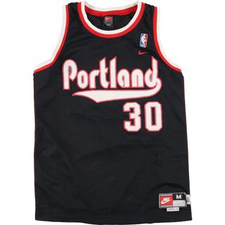 ナイキ(NIKE)の古着 00年代 ナイキ NIKE NBA PORTLAND TRAIL BLAZERS ポートランドトレイルブレイザーズ メッシュ ゲームシャツ レプリカユニフォーム メンズM /eaa445696(タンクトップ)