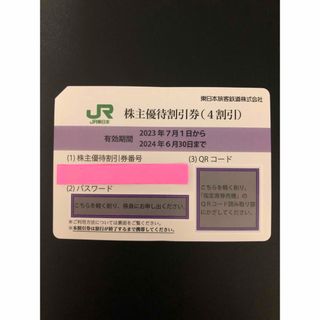 ジェイアール(JR)のJR東日本 株主優待割引券（4割引）(その他)