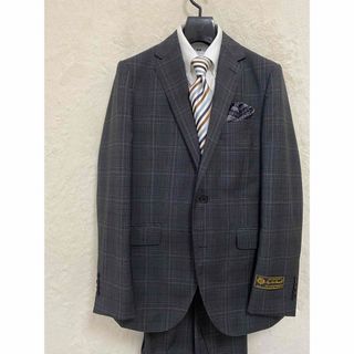 ロロピアーナ(LORO PIANA)の【新品】ロロピアーナ生地 メンズ スーツ A5 M スリムフィット チェック柄(セットアップ)