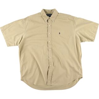 ラルフローレン(Ralph Lauren)の古着 ラルフローレン Ralph Lauren BLAKE 半袖 ボタンダウンシャツ メンズXL /eaa441290(シャツ)